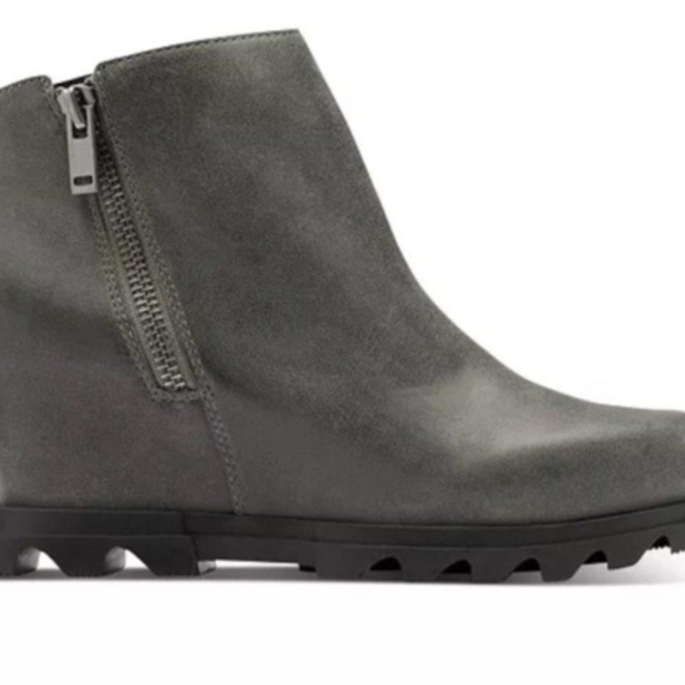 Sorel Women’s Joan Of Arctic Quarry Wedge lll Zip Boot Size 8.5 - Picture 4 of 8